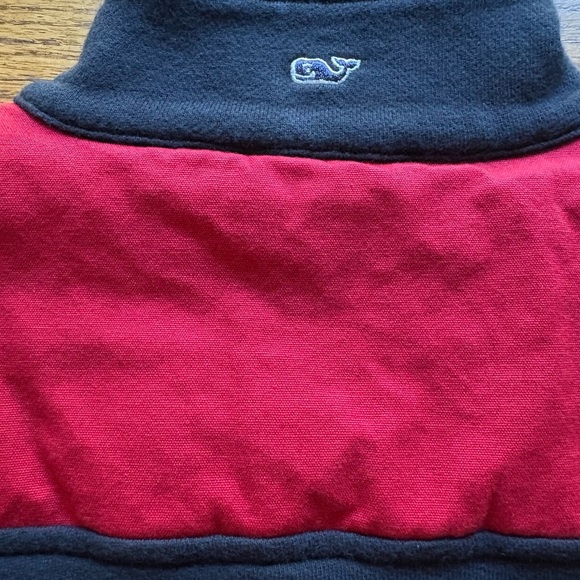 Vineyard Vines Quarter Zip Shep Shirt Men's Size XS Navy with red - Picture 6 of 6